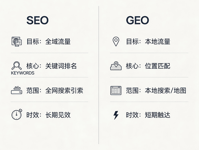 SEO与GEO的区别